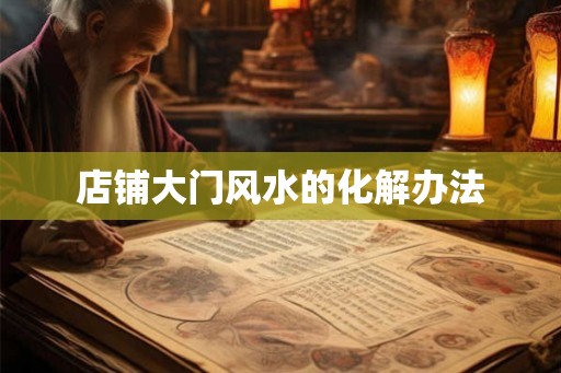 店铺大门风水的化解办法