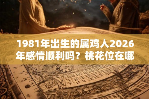 1981年出生的属鸡人2026年感情顺利吗？桃花位在哪个方向？