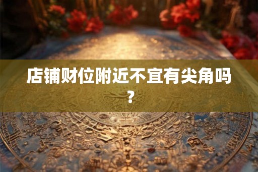 店铺财位附近不宜有尖角吗？