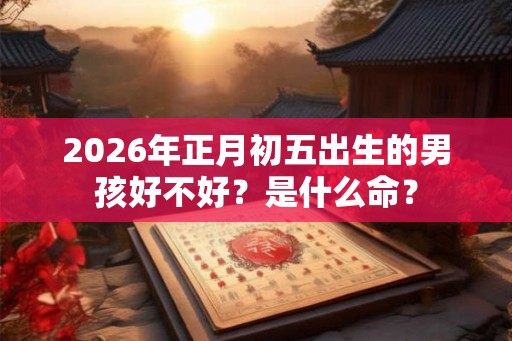 2026年正月初五出生的男孩好不好？是什么命？