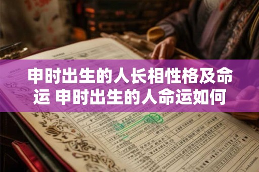 申时出生的人长相性格及命运 申时出生的人命运如何