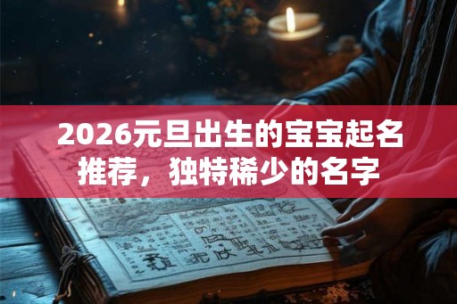 2026元旦出生的宝宝起名推荐，独特稀少的名字