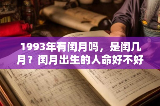1993年有闰月吗，是闰几月？闰月出生的人命好不好？