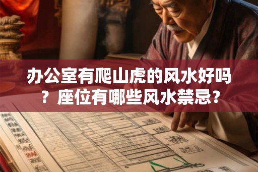 办公室有爬山虎的风水好吗？座位有哪些风水禁忌？