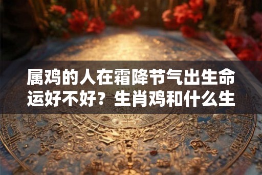 属鸡的人在霜降节气出生命运好不好？生肖鸡和什么生肖相冲？