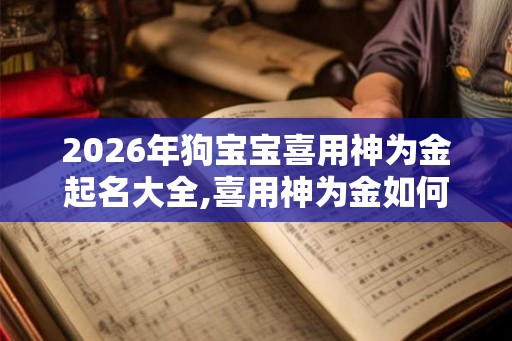 2026年狗宝宝喜用神为金起名大全,喜用神为金如何起名? 2026年狗宝宝喜用神为金起名大全,喜用神为金如何起名?