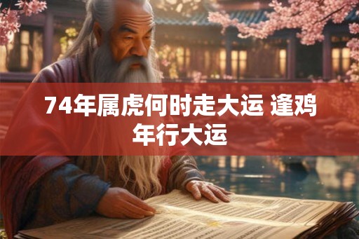 74年属虎何时走大运 逢鸡年行大运