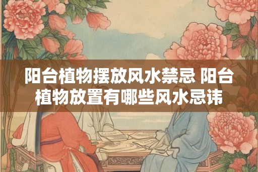 阳台植物摆放风水禁忌 阳台植物放置有哪些风水忌讳