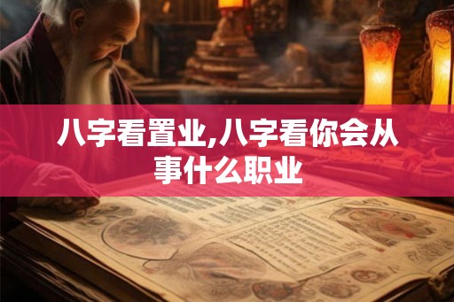 八字看置业,八字看你会从事什么职业