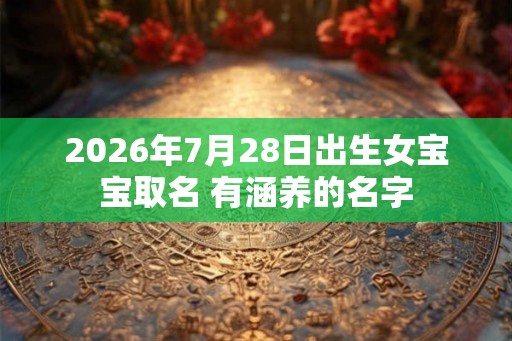 2026年7月28日出生女宝宝取名 有涵养的名字 2026年7月28日出生女宝宝取名 有涵养的名字