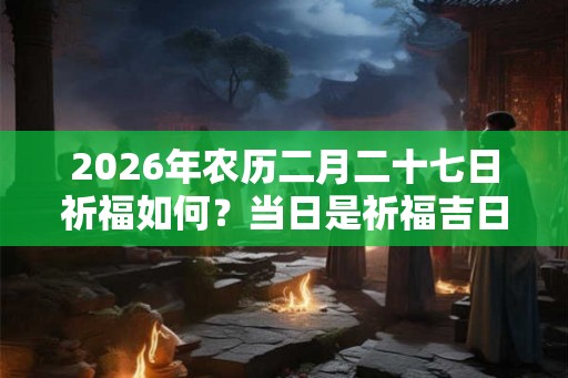 2026年农历二月二十七日祈福如何？当日是祈福吉日吗？