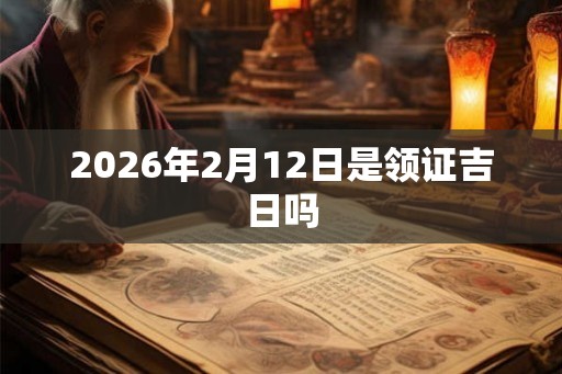 2026年2月12日是领证吉日吗
