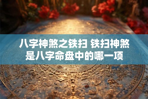 八字神煞之铁扫 铁扫神煞是八字命盘中的哪一项