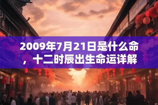 2009年7月21日是什么命，十二时辰出生命运详解