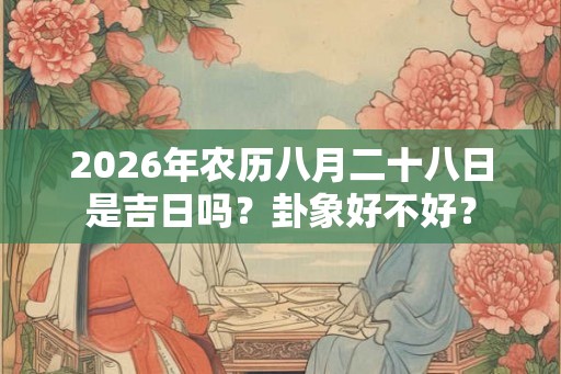 2026年农历八月二十八日是吉日吗？卦象好不好？