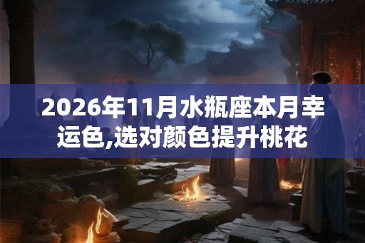 2026年11月水瓶座本月幸运色,选对颜色提升桃花