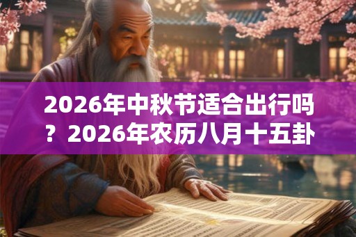 2026年中秋节适合出行吗？2026年农历八月十五卦象如何？