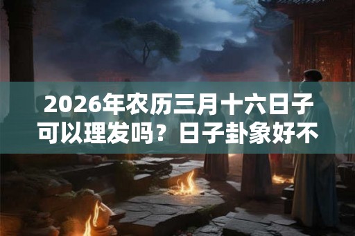 2026年农历三月十六日子可以理发吗？日子卦象好不好？