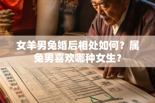 女羊男兔婚后相处如何？属兔男喜欢哪种女生？