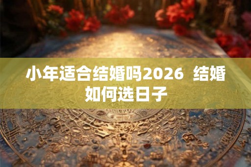 小年适合结婚吗2026  结婚如何选日子