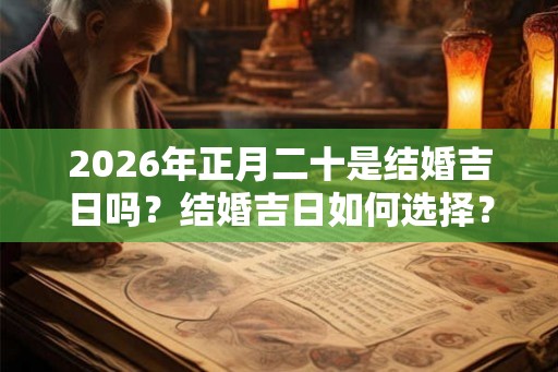 2026年正月二十是结婚吉日吗？结婚吉日如何选择？