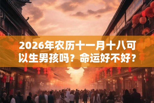 2026年农历十一月十八可以生男孩吗？命运好不好？
