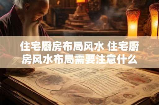 住宅厨房布局风水 住宅厨房风水布局需要注意什么