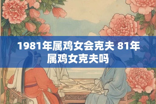 1981年属鸡女会克夫 81年属鸡女克夫吗