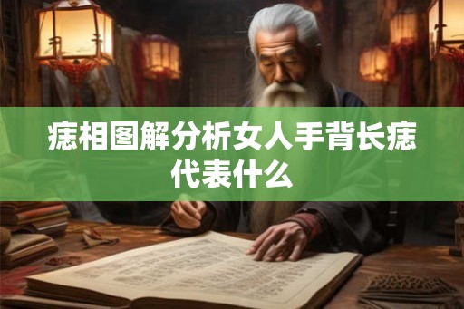 痣相图解分析女人手背长痣代表什么 痣相图解分析女人手背长痣代表什么