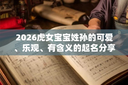 2026虎女宝宝姓孙的可爱、乐观、有含义的起名分享 2026虎女宝宝姓孙的可爱、乐观、有含义的起名分享