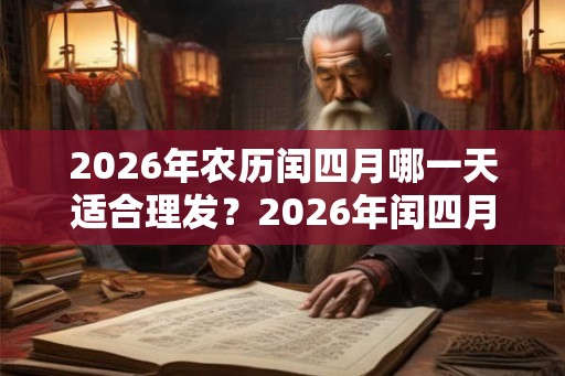 2026年农历闰四月哪一天适合理发?2026年闰四月理发吉日! 2026年农历闰四月哪一天适合理发?2026年闰四月理发吉日!