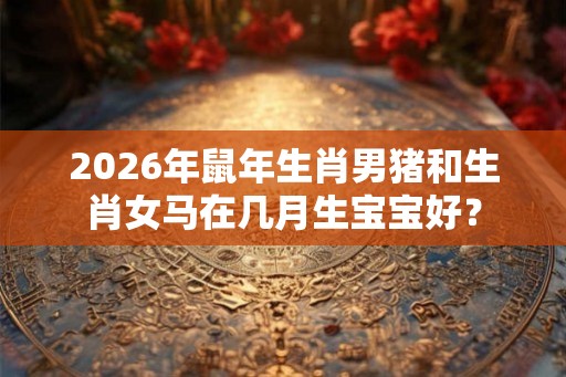 2026年鼠年生肖男猪和生肖女马在几月生宝宝好? 2026年鼠年生肖男猪和生肖女马在几月生宝宝好?
