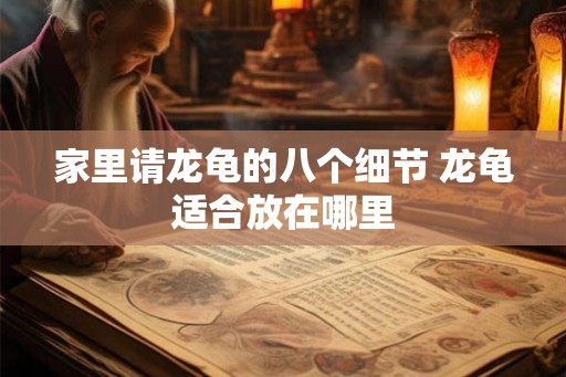 家里请龙龟的八个细节 龙龟适合放在哪里