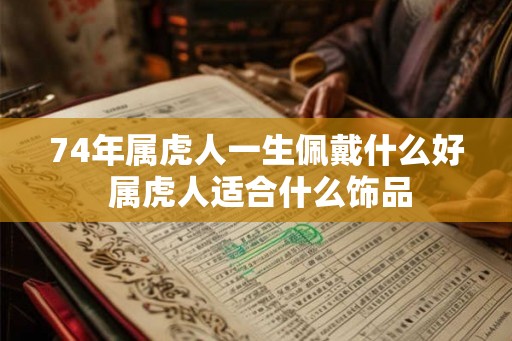 74年属虎人一生佩戴什么好 属虎人适合什么饰品