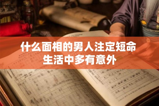 什么面相的男人注定短命 生活中多有意外