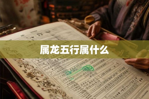 属龙五行属什么