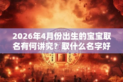 2026年4月份出生的宝宝取名有何讲究?取什么名字好? 2026年4月份出生的宝宝取名有何讲究?取什么名字好?