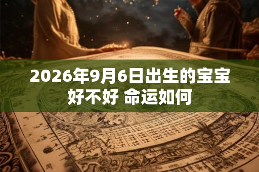 2026年9月6日出生的宝宝好不好 命运如何