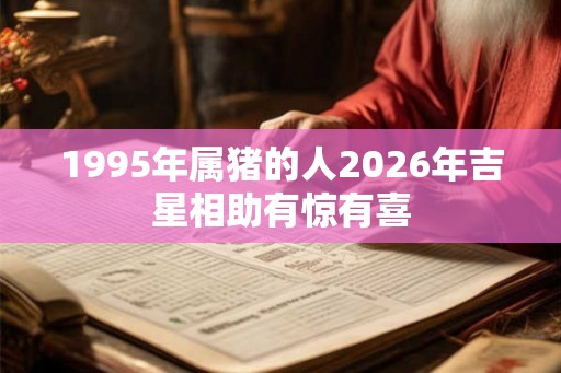 1995年属猪的人2026年吉星相助有惊有喜 1995年属猪的人2026年吉星相助有惊有喜