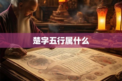 楚字五行属什么