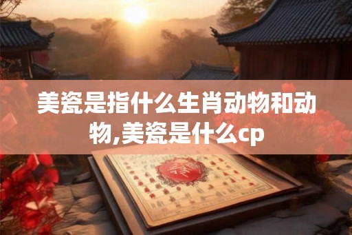 美瓷是指什么生肖动物和动物,美瓷是什么cp