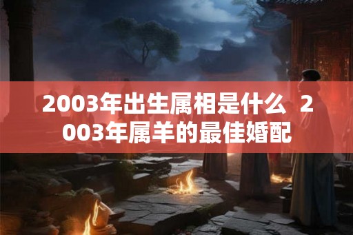 2003年出生属相是什么  2003年属羊的最佳婚配