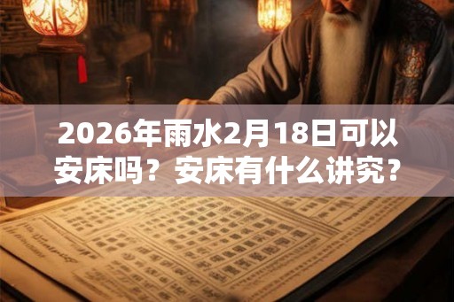 2026年雨水2月18日可以安床吗?安床有什么讲究? 2026年雨水2月18日可以安床吗?安床有什么讲究?
