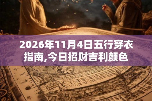 2026年11月4日五行穿衣指南,今日招财吉利颜色