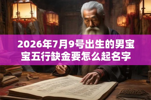 2026年7月9号出生的男宝宝五行缺金要怎么起名字
