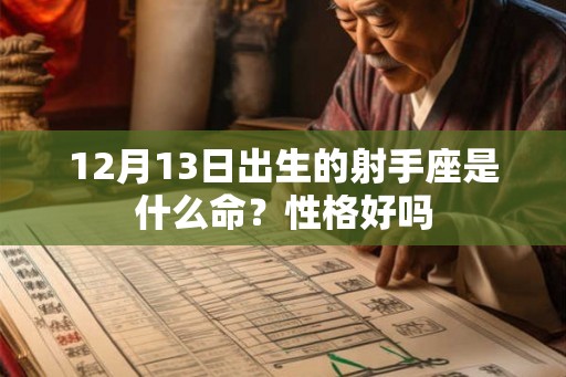 12月13日出生的射手座是什么命？性格好吗