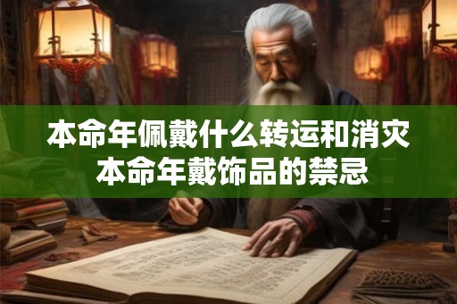 本命年佩戴什么转运和消灾 本命年戴饰品的禁忌