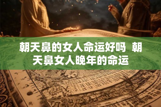 朝天鼻的女人命运好吗  朝天鼻女人晚年的命运