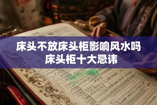 床头不放床头柜影响风水吗  床头柜十大忌讳
