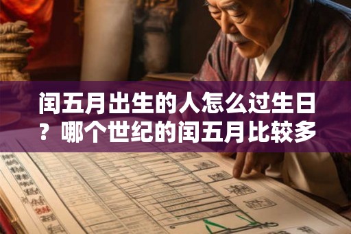 闰五月出生的人怎么过生日？哪个世纪的闰五月比较多？